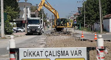 Erenler Küpçüler Caddesi’nde yenileme çalışmaları başladı