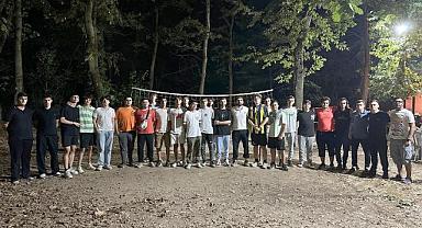 Gençler, Savaş Çorlu'yla spor sohbeti yaptı