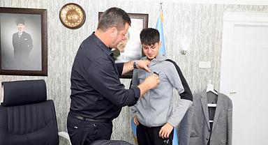 Başkan Soykan Dünya Şampiyonunu ağırladı!