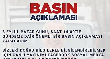 TURGUT BABAOĞLU'NDAN BASIN AÇIKLAMASI DAVETİ!