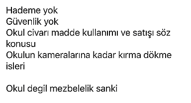 BİR ÖĞRENCİ VELİSİNİN İSYANI!