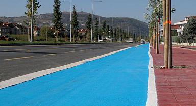 BİSİKLET YOLUNA MAVİ DOKUNUŞ!
