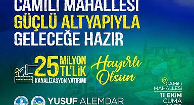 Darısı Hendek'in başına! Camili’ye 25 milyon liralık altyapı yatırımı