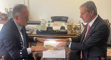 Yusuf Alemdar Bakan Yardımcısı Gökhan Yazgı ile iki projeyi görüştü