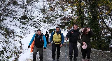 Doğa tutkunlarına kar sürprizi!