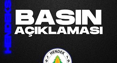 Hendekspor Yönetimi Çirkin saldırıyı kınadı