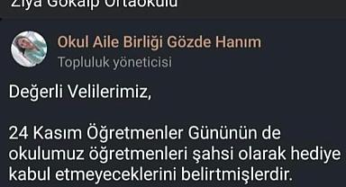 Ziya Gökalp Okulu Öğretmenlerinden Örnek davranış!
