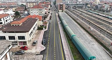 Arifiye Zübeyde Hanım Caddesi yenilendi