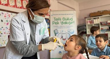 Büyükşehir minik öğrencilere yönelik ağız ve diş sağlığı taramalarına devam ediyor