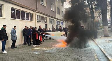 Hendek Meslek Yüksekokulu Kampüsünde, Yangın Eğitimi!