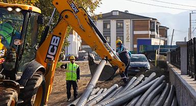 Karacasu Caddesi’nde altyapı tamam sıra üstyapıda