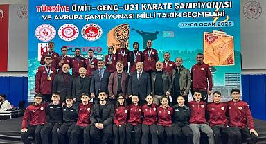Hendekli Karateciler Ankara'da yapılan şampiyonaya damga vurdu!