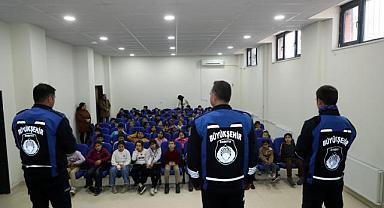 Zabıtadan okullarda trafik eğitimi!