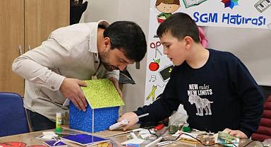 Babalar ve çocukları SGM atölyelerinde buluştu