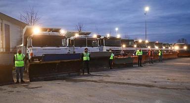 Büyükşehir kar yağışına hazır: 40 araç ve 80 kişilik ekip teyakkuza geçti