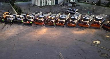 Büyükşehir karla mücadele için tekrar düğmeye bastı: Şehrin dört bir yanında hazır