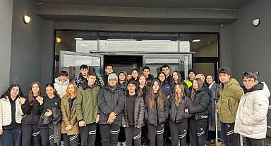 Lise öğrencileri içme suyunun yolculuğunu yerinde inceledi