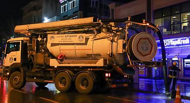 Temizlik ve bakım çalışmaları ile yağmur suyu hatları güvenli hale getirildi