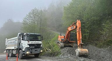 Büyükşehir'den heyelan bölgesine anında müdahale