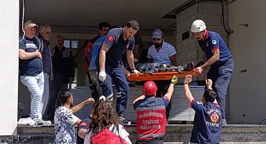 İnşaatta görünmez kaza!