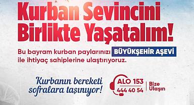Büyükşehir bayramın bereketini ihtiyaç sahiplerinin sofrasına ulaştıracak