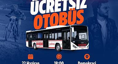 Dünya Şampiyonası ve İlyas Yalçıntaş konseri için ücretsiz ulaşım