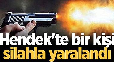 Evinde silahla yaralandı!