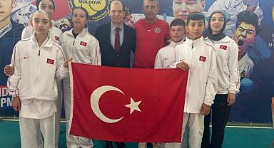 HENDEKLİ Karateciler Türk Bayrağını Moldova’da dalgalandırdı