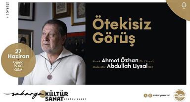Ötekisiz Görüş’ün konuğu Ahmet Özhan olacak