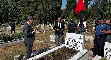 KAYMAKAM HACI HASAN GÖKPINAR, ŞEHİT MEZARLARINI ZİYARET ETTİ
