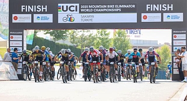 Sakarya'da nefes kesen şampiyona; Genç pedallar zirve için yarıştı