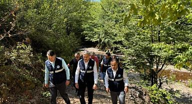 Başkan Alemdar, Çamdağı Barajı havzasında incelemelerde bulundu