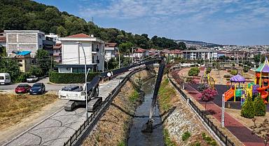 Çevre ve su sağlığı için dere ıslah çalışmaları devam ediyor