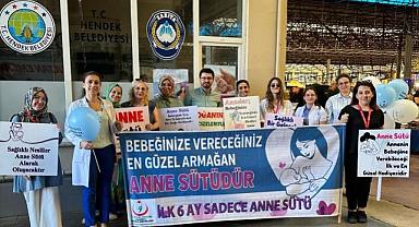  DÜNYA EMZİRME HAFTASINDA HENDEK İLÇE SAĞLIK MÜDÜRLÜĞÜNDEN FARKINDALIK
