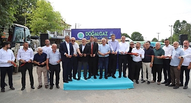 HENDEK'TE 9 MAHALLEYE DOĞALGAZ
