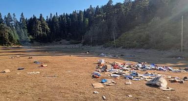 Yayla Şenliği sonrası çirkin görüntüler, Hendek'e yakışmadı!