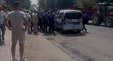Zabıtalara tepki gösteren Vatandaş, karakola götürüldü.