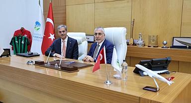 Bakan Işıkhan, Başkan Alemdar'ı ziyaret etti.