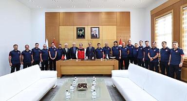 Başkan Alemdar, İtfaiye Teşkilatıyla Buluştu