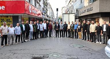 Başkan Alemdar, Yuvam Sokak Esnafıyla Buluştu