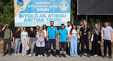 Geleceğin hekimleri SASKİ tesislerinde su ve atık su süreçlerini gözlemledi