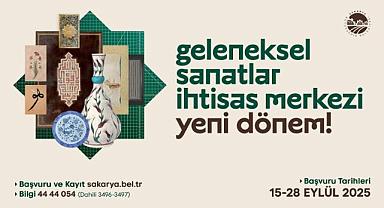 Geleneksel Sanatlar İhtisas Merkezi’nde Kayıtlar Başladı