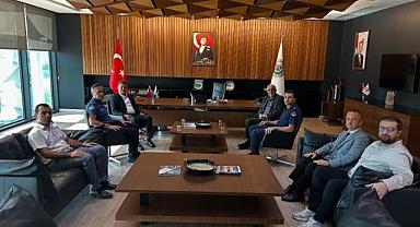 KAYMAKAM GÖKPINAR, ŞÜKRÜ BODUR'U ZİYARET ETTİ