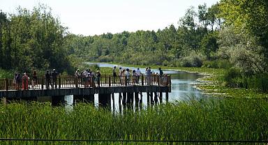 Tabiat harikası Acarlar Longozu güzelliğiyle misafirlerini hayran bıraktı