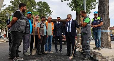 Yazlık Kavşağı ile Millet Bahçesi arasındaki yol çalışmaları tamamlandı