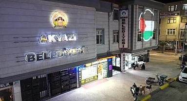 Akyazı Belediyesi’nden Filistin’e Destek