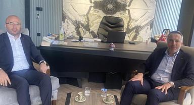 Alkaş AK Parti İl Başkanı Yunus Tever’i Ağırladı 