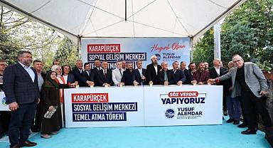 Başkan Yusuf Alemdar söz vermişti, temeli atıldı