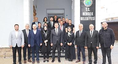 BÜYÜK BİRLİK PARTİSİ HEYETİ, BELEDİYEYİ ZİYARET ETTİ