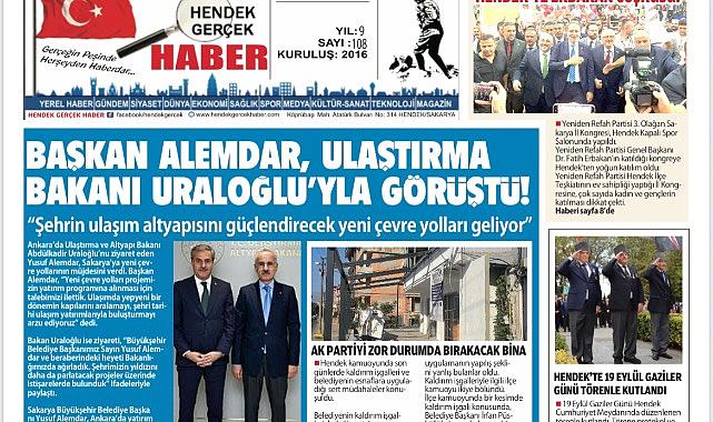 KAÇIRANLAR İÇİN HENDEK GERÇEK HABER'İN EYLÜL 2025 SAYISI